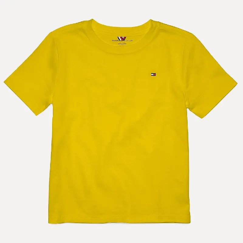 

Футболка Tommy Hilfiger Kids' Solid, ярко-желтый