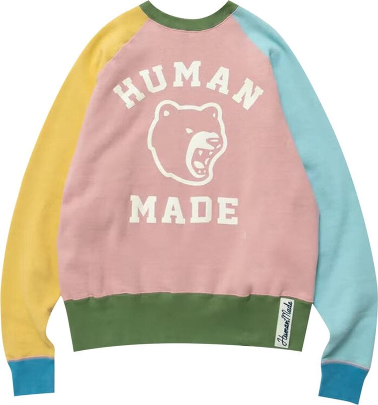 Толстовка Human Made Tsuriami Crazy Pastel Sweatshirt 'Pink', розовый - фото