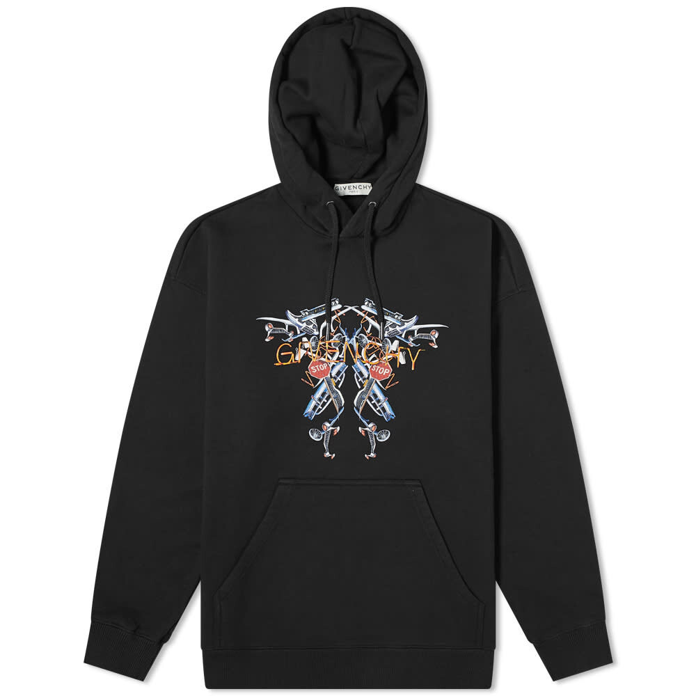 

Толстовка Givenchy Neon Logo Print Hoody