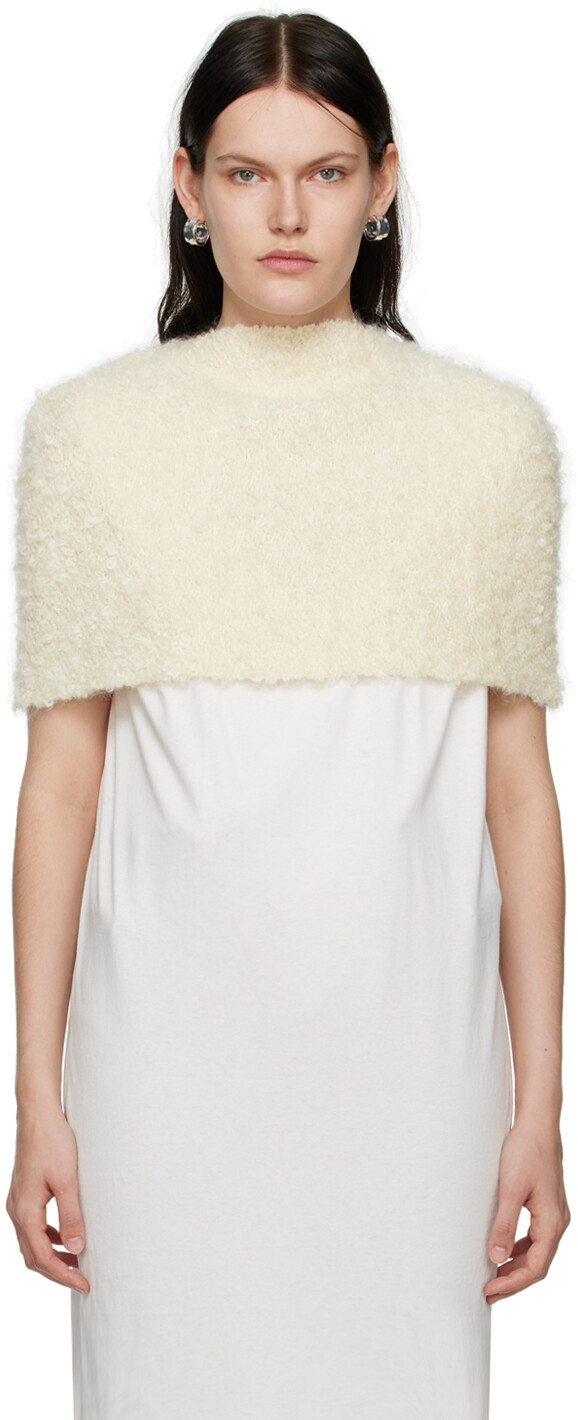 

Свитер-накидка с бантом Off-White Jil Sander