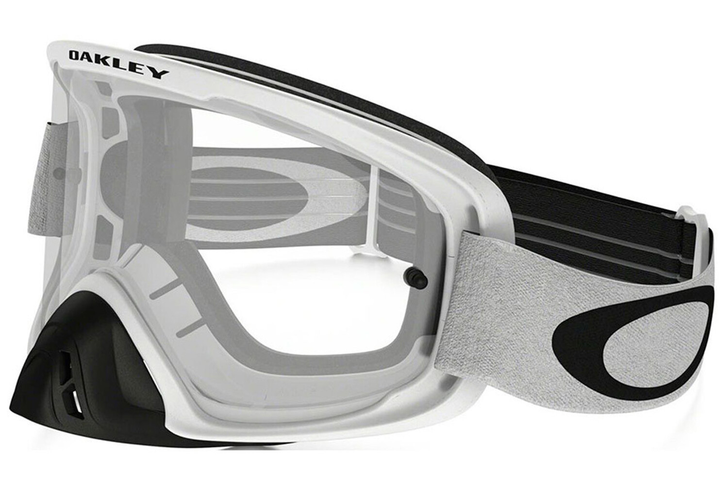 

Очки Oakley O-Frame 2.0 Matte Clear для мотокросса с надписью