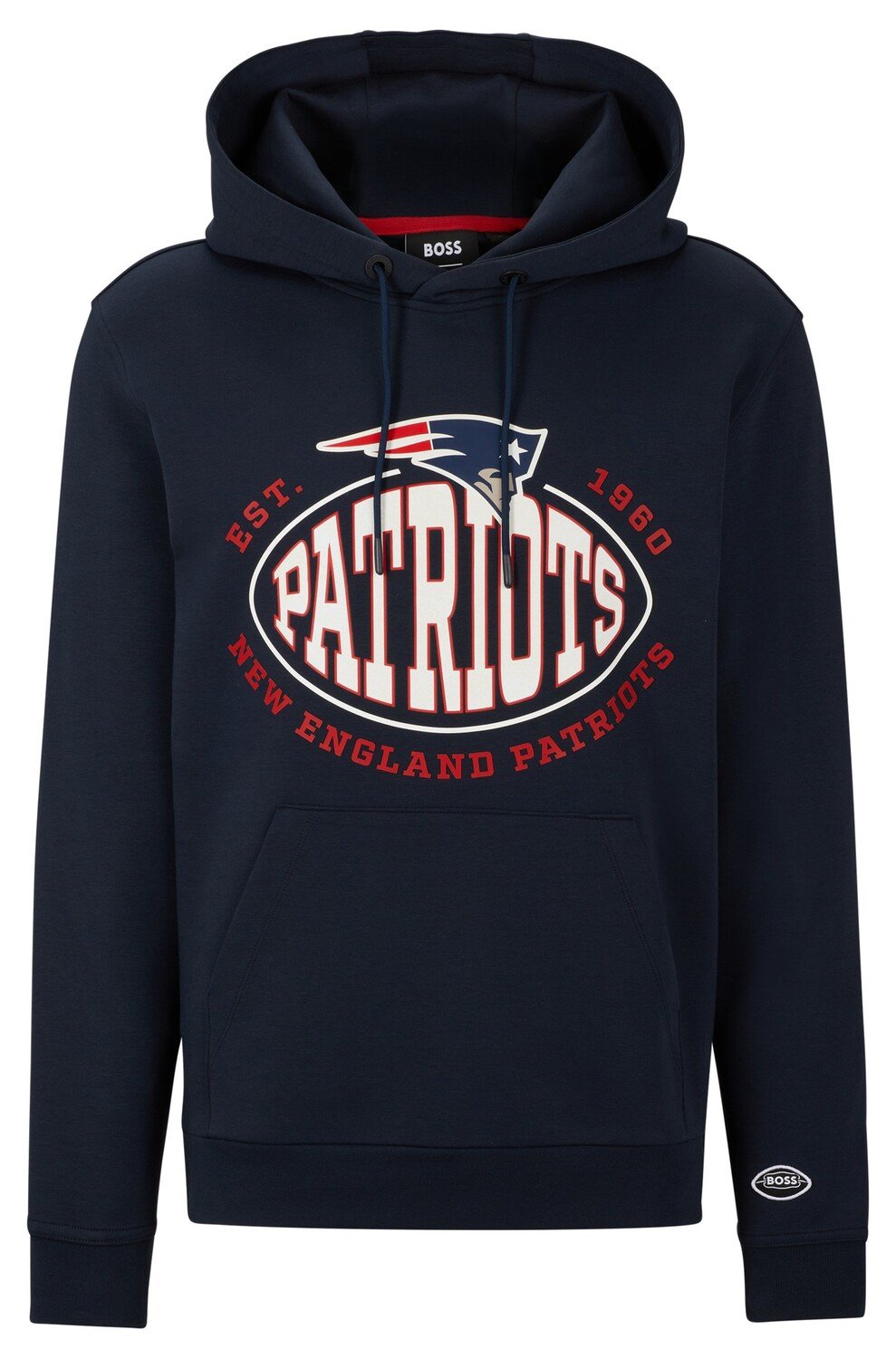 Толстовка Boss X Nfl Cotton-blend With Collaborative Branding, Patriots