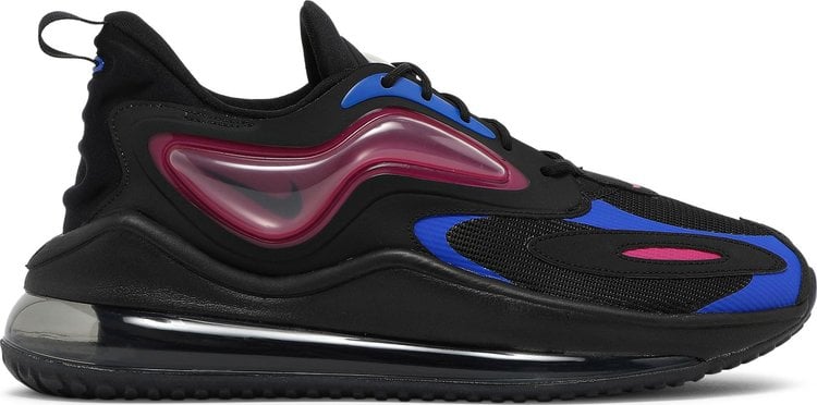 Кроссовки Nike Air Max Zephyr 'Black Fireberry Blue', черный - фото