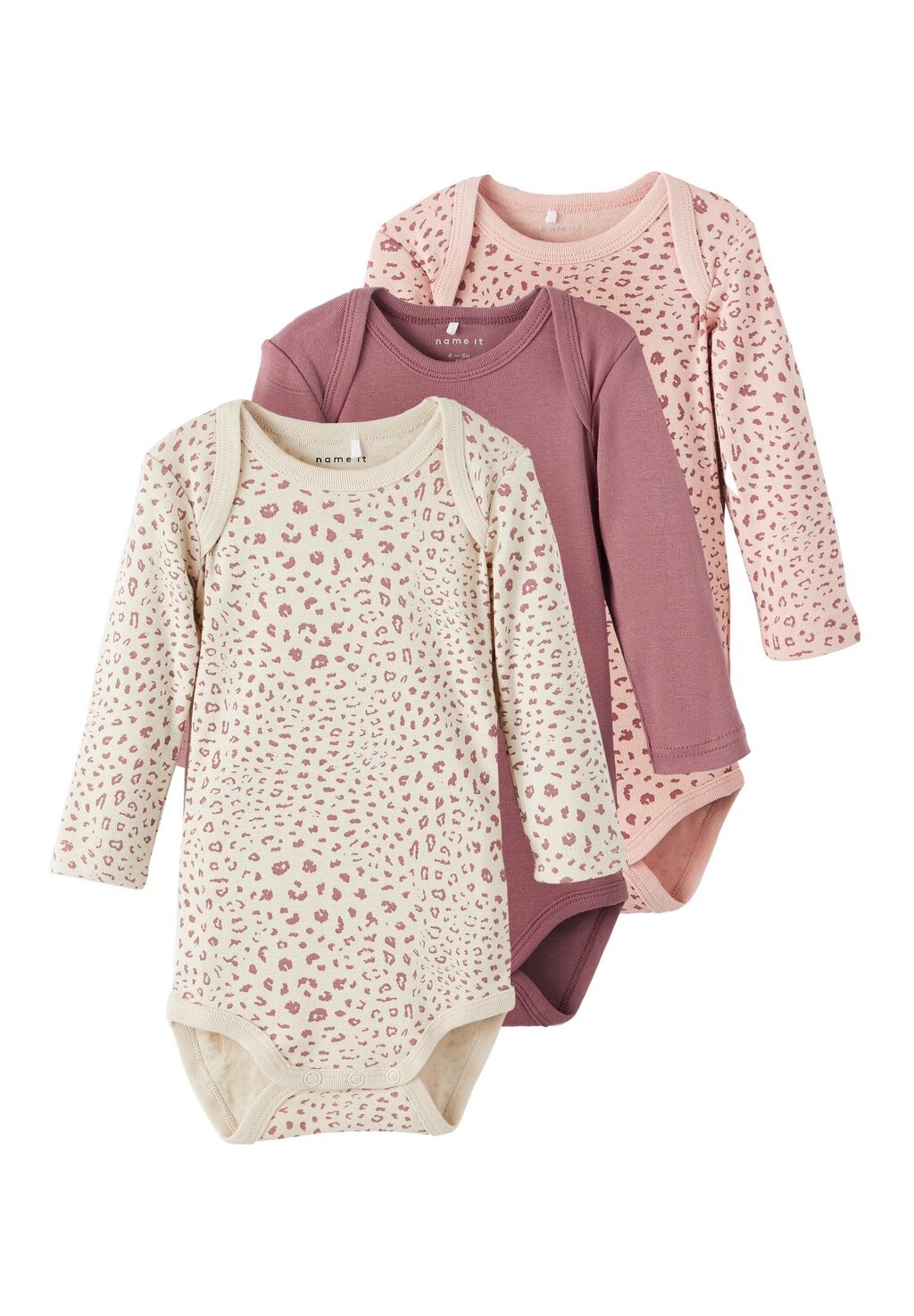 

Боди NBFBODY LEO 3 PACK Name it, цвет light pink