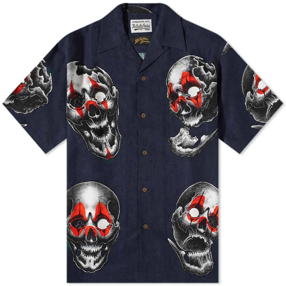 

Рубашка Wacko Maria 56 Tattoo Studio Vaction Shirt