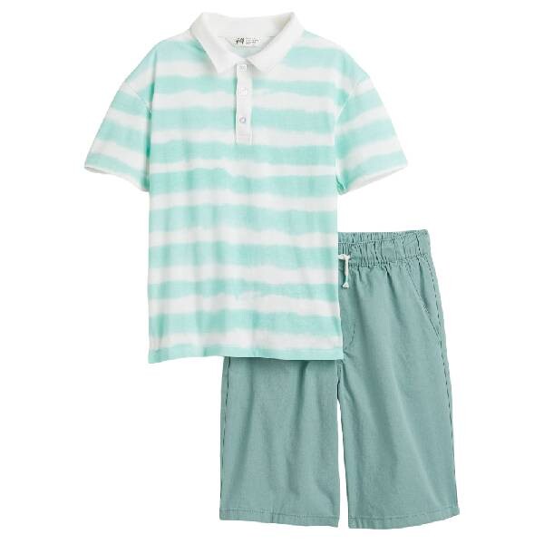 

Комплект H&M Cotton Set, 2 предмета, бирюзовый