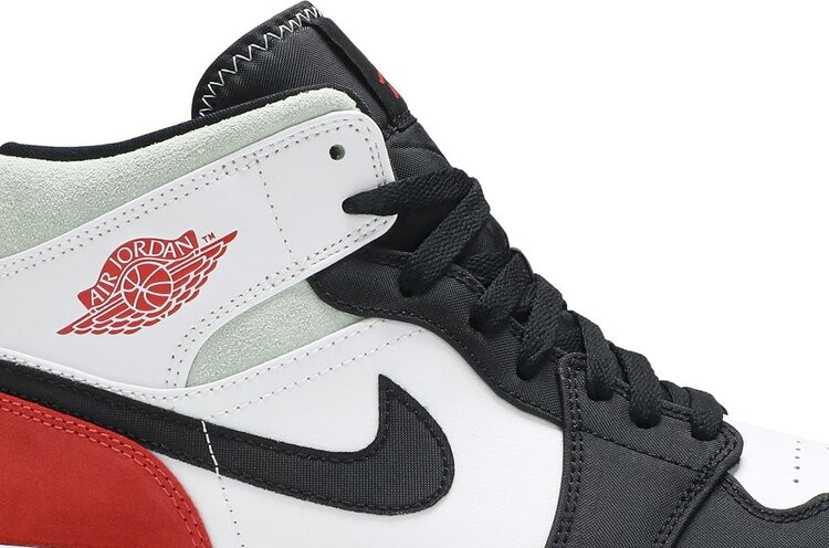 Air Jordan 1 Mid SE Red Black Toe CDEK.Shopping