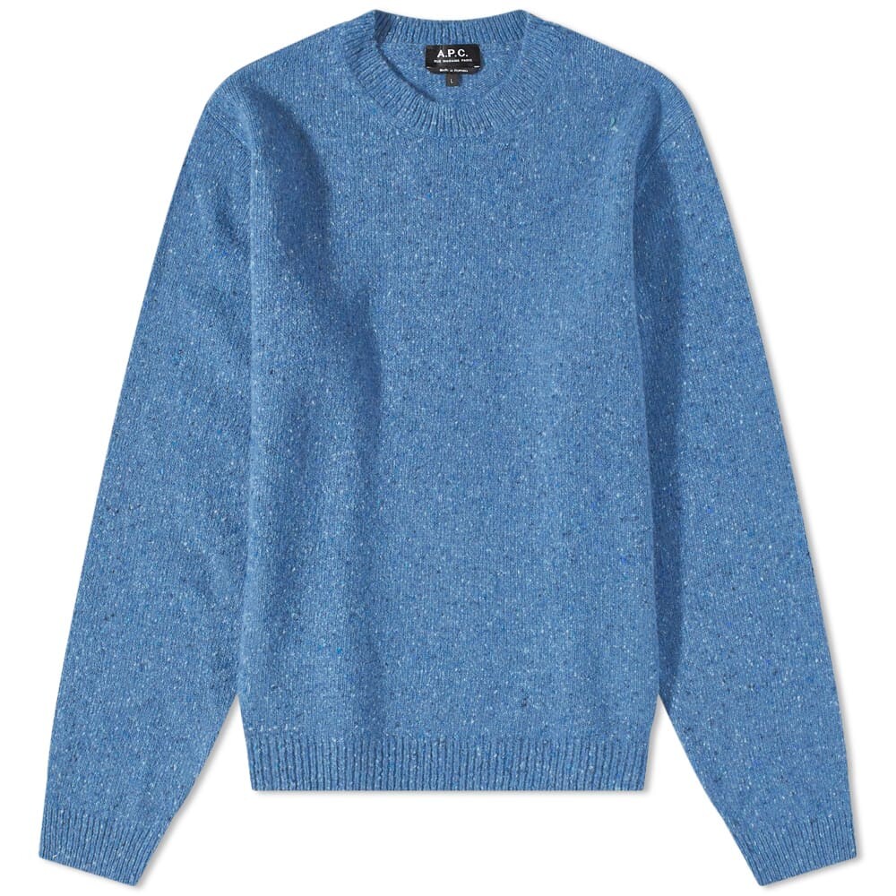 

Джемпер A.P.C Chandler Donegal Crew Knit, Синий