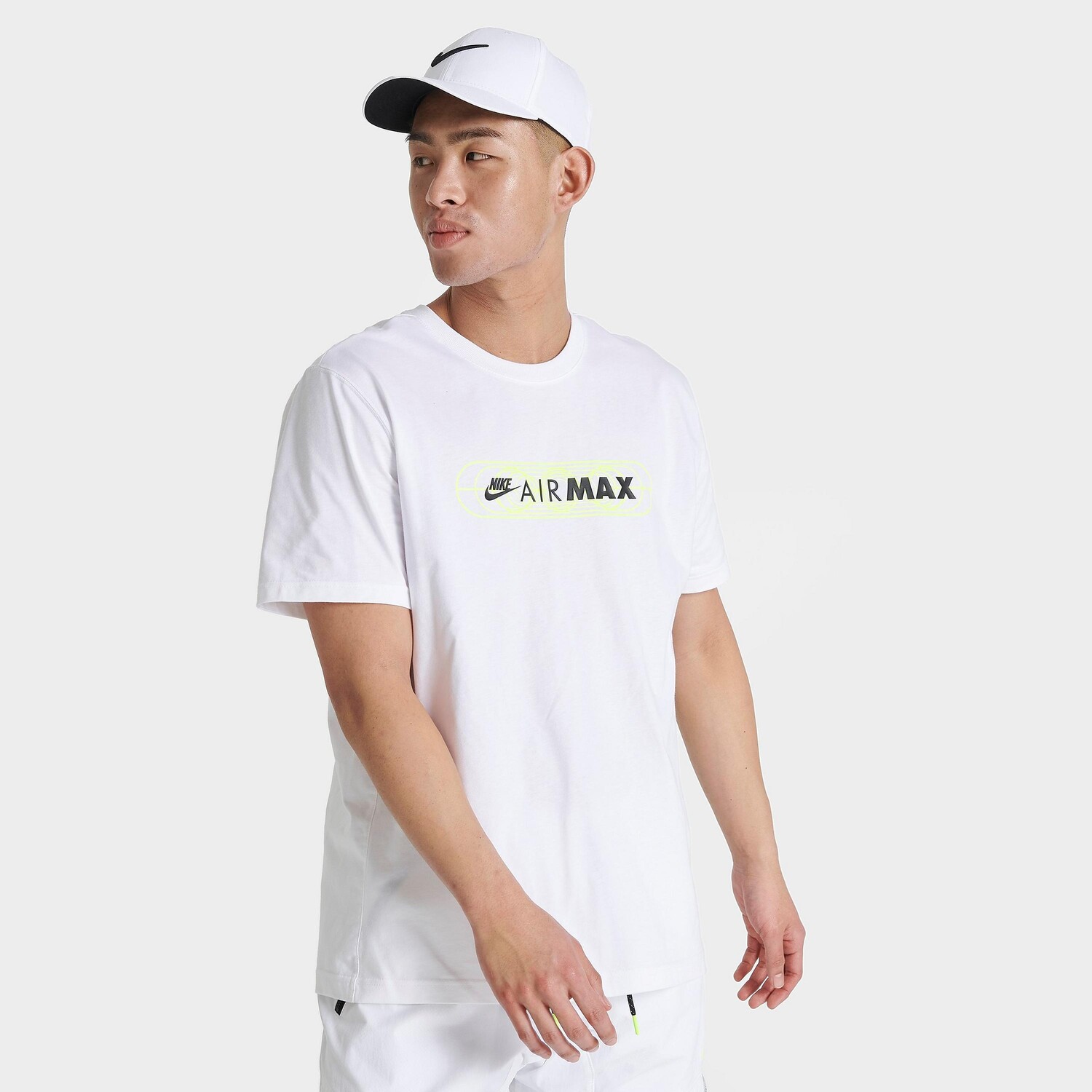 

Мужская футболка с рисунком Nike Sportswear Air Max Futura, белый