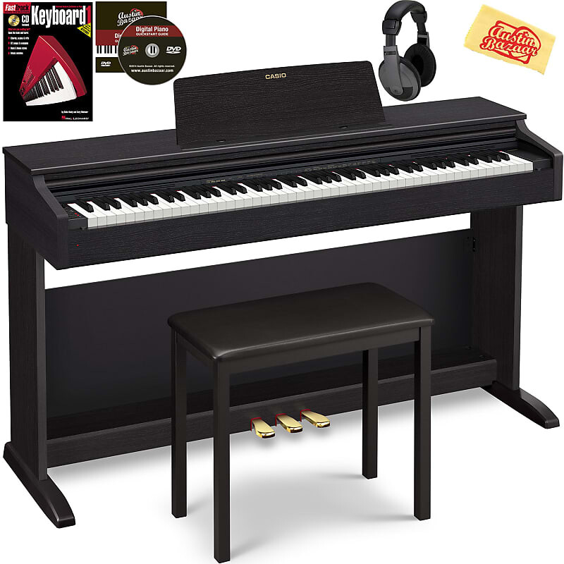 

Casio AP-270 Celviano Цифровое корпусное фортепиано - черный с мебельной скамьей AP270BK-COMBO-PRO