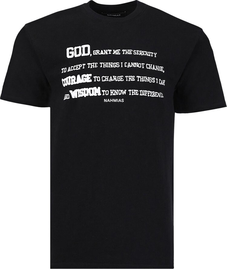 

Футболка Nahmias Serenity T-Shirt 'Black', черный
