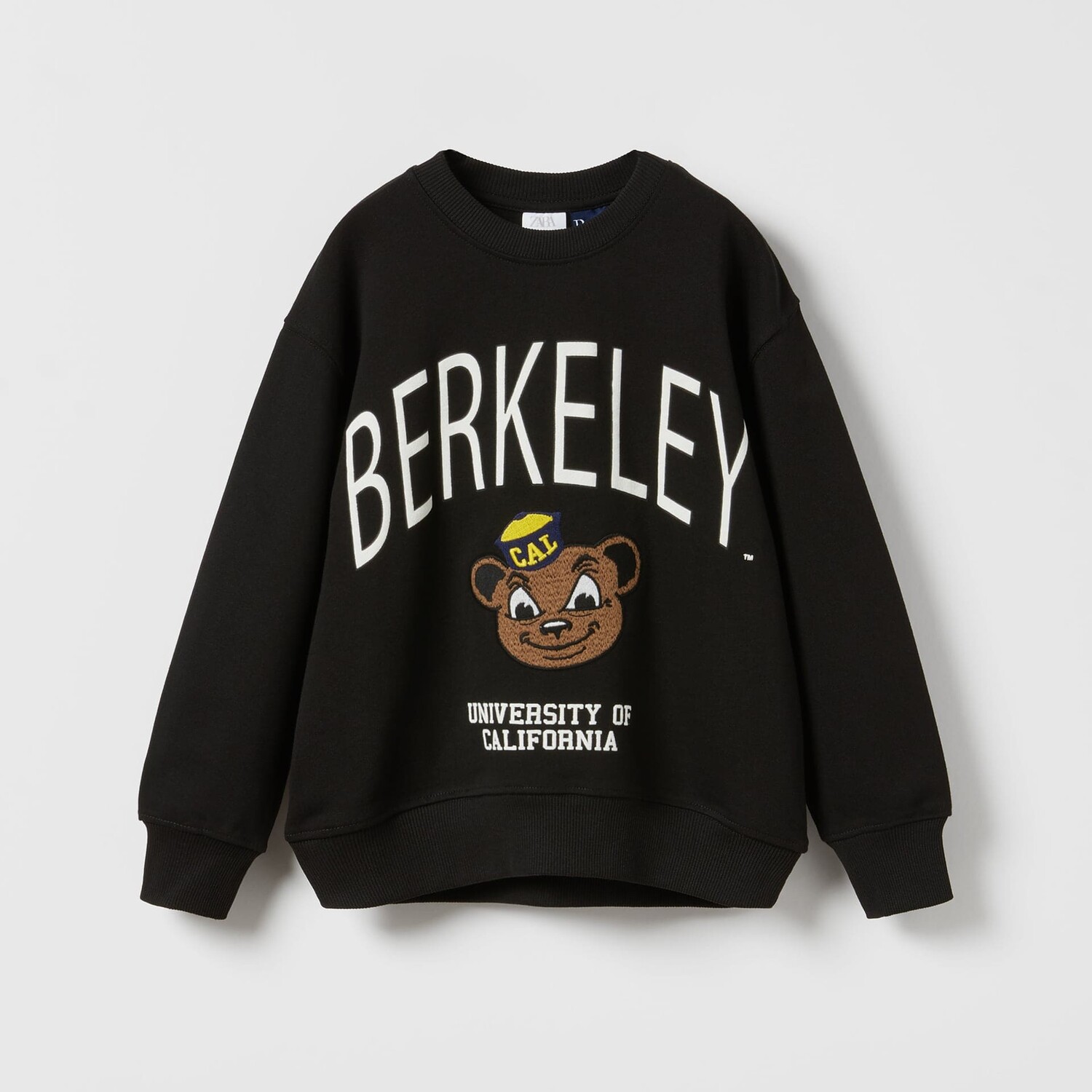 

Толстовка ZARA Berkeley University Of California, черный