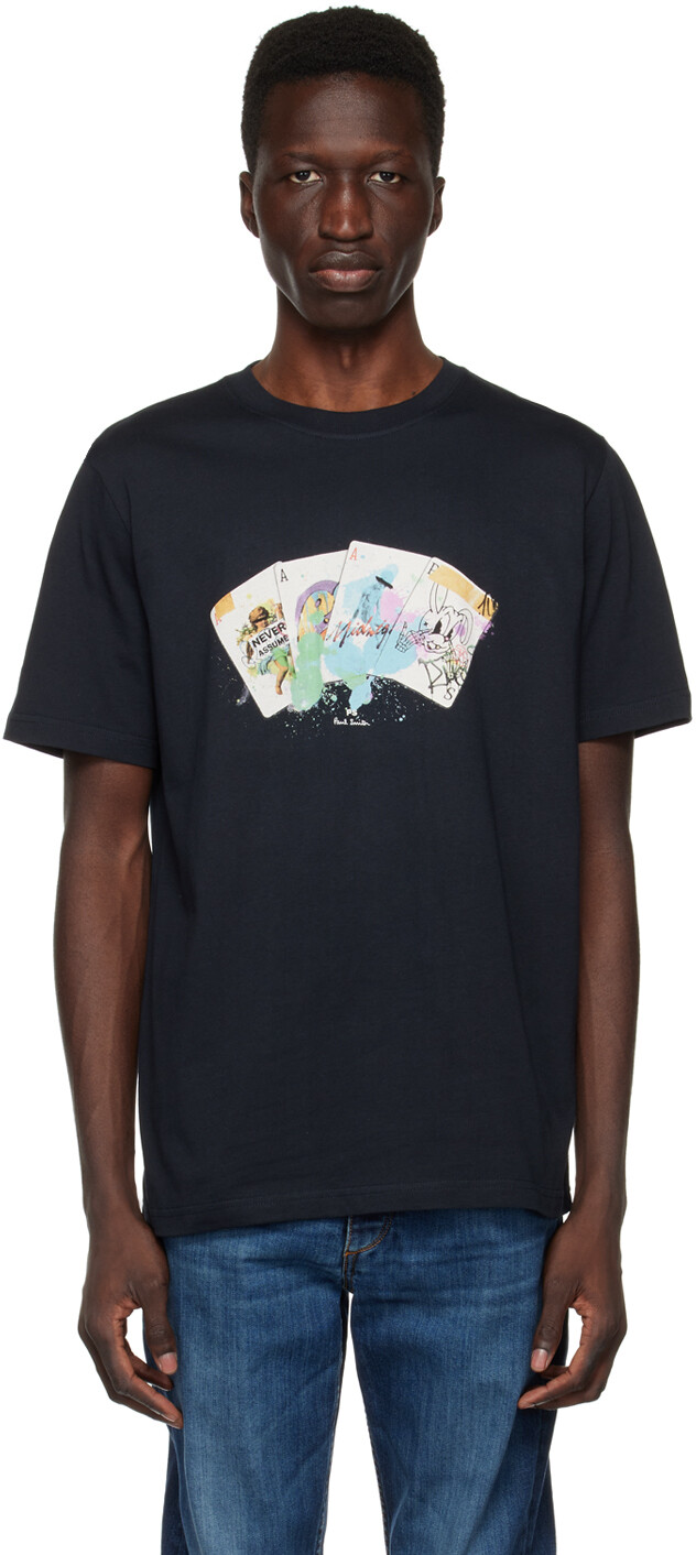 

Футболка Navy Cards PS by Paul Smith, Черный