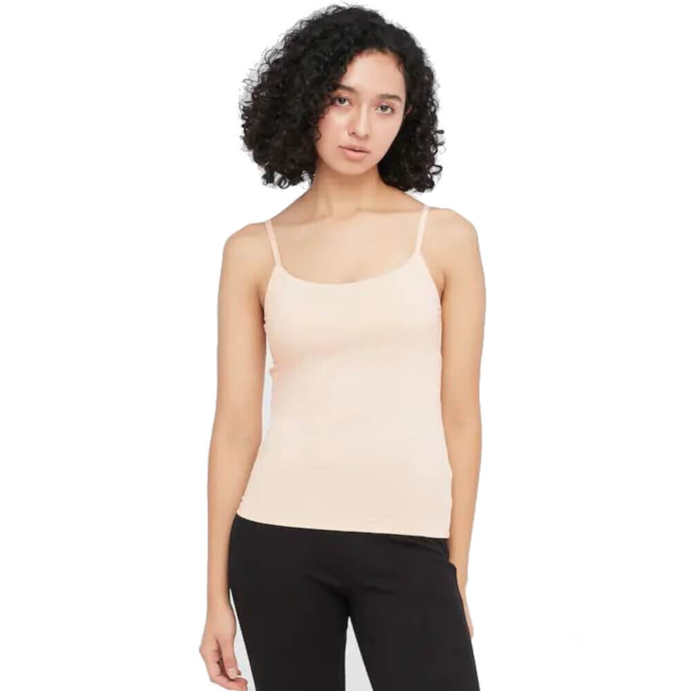 

Майка-бюстгальтер Uniqlo Airism Camisole, светло-бежевый