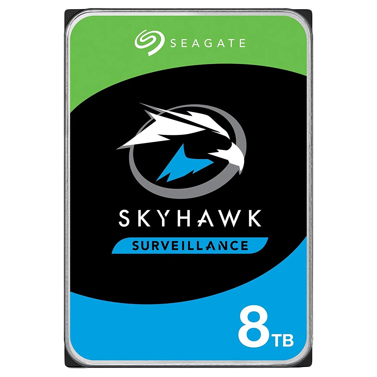 Внутренний жесткий диск Seagate SkyHawk Surveillance, ST8000VX004, 8 Тб жесткий диск seagate skyhawk ai surveillance 10 тб 3 5 st10000ve0008
