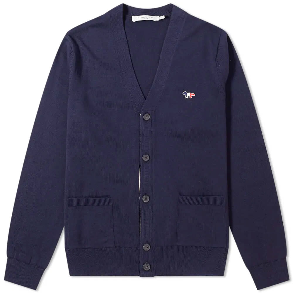 

Джемпер Maison Kitsuné Tricolor Fox Patch Classic Cardigan, Серый
