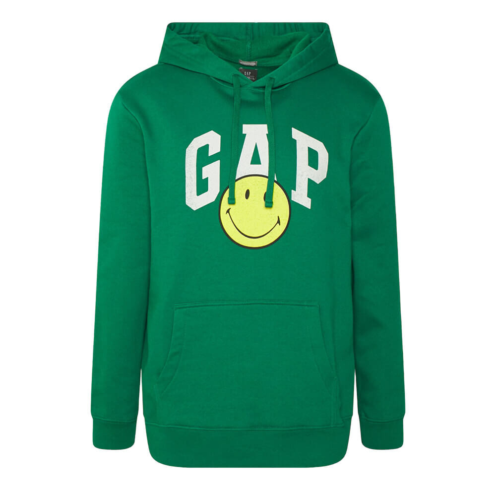 

Толстовка Gap Smiley Logo Unisex, зеленый