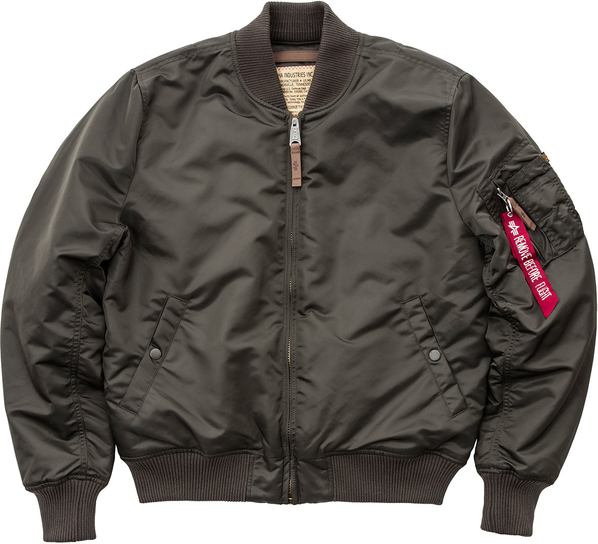 цена Куртка Alpha Industries MA-1 VF 59, коричневая