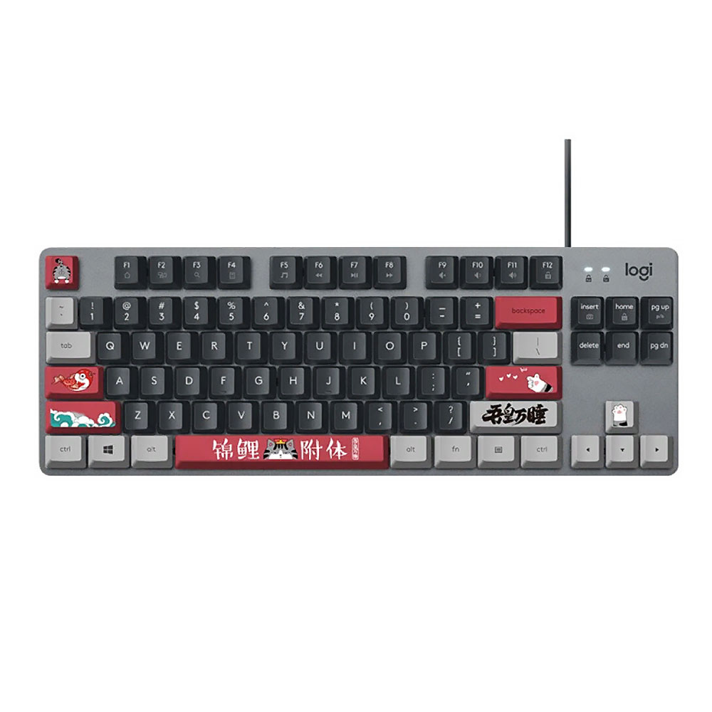 Игровая клавиатура Logitech K835, проводная, механическая, Red Switch, Wuhuang series, чёрный клавиатура logitech g915 tkl 920 009536