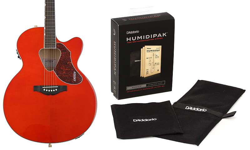 

Gretsch G5022CE Rancher Jumbo Cutaway - комплект Savannah Sunset с D'Addario Humidipak, поддерживающим автоматическую систему контроля влажности Gretsch + D'Addario 2714022522=1 PW-HPK-01=1