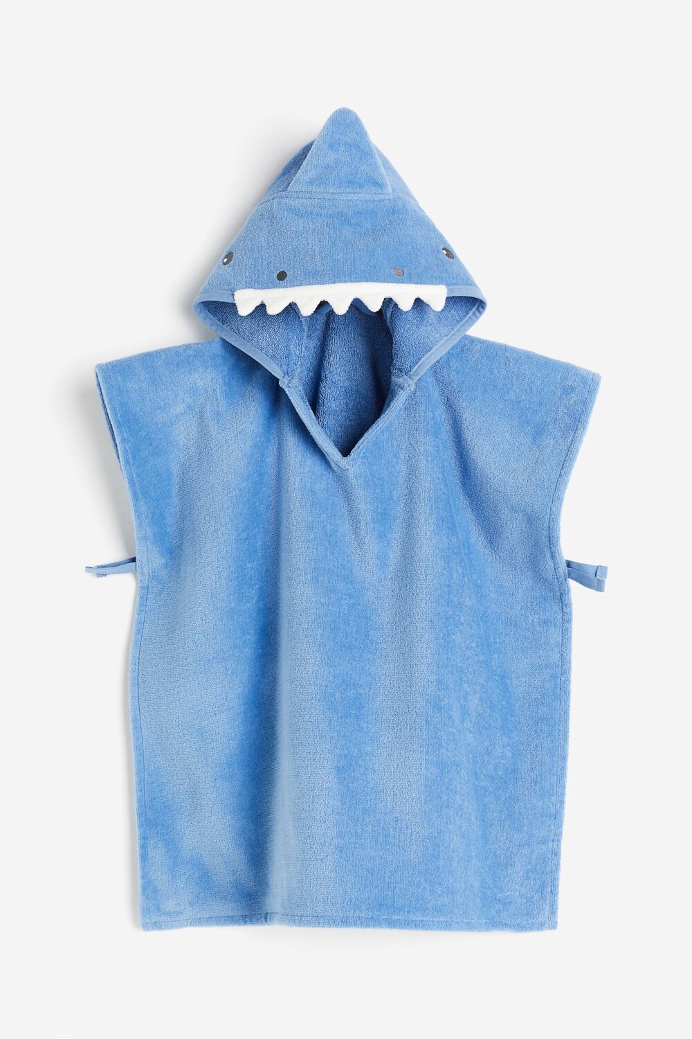 

Детское полотенце-пончо H&M Home Shark, синий