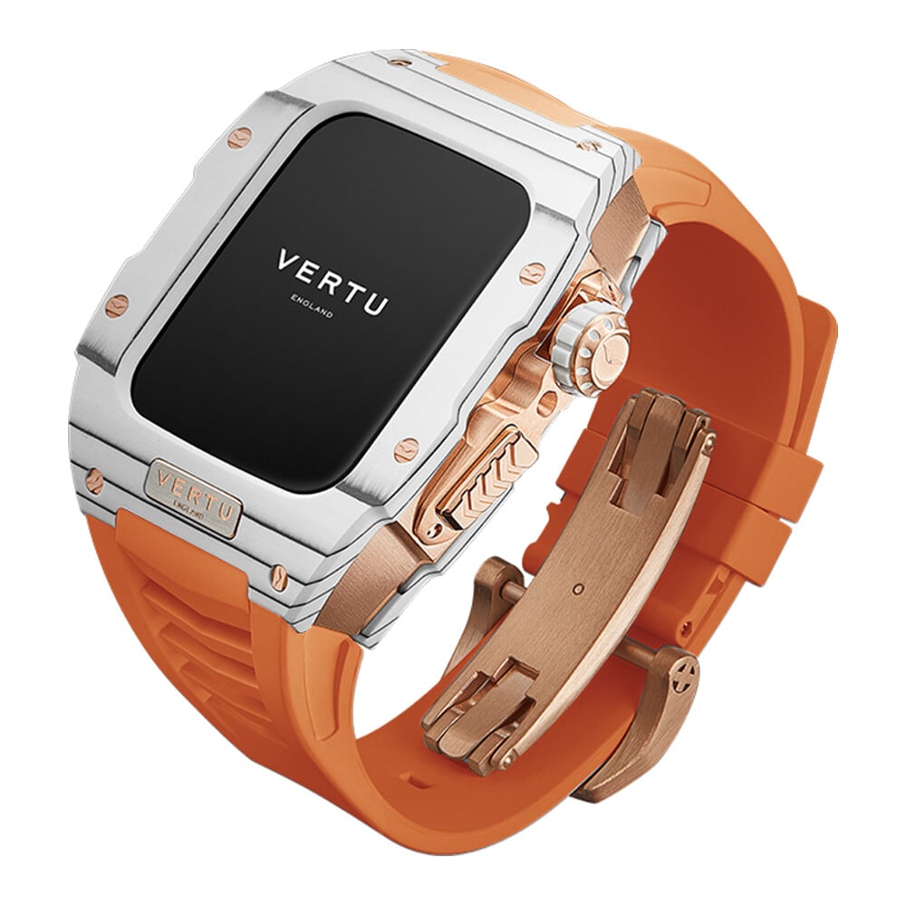 

Умные часы Vertu MetaWatch H1 White Gold, 1,85", Bluetooth, платиновый/оранжевый/золотой