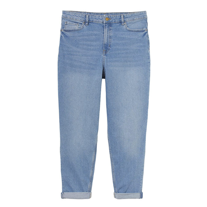 

Джинсы H&M Mom High Ankle +, светло-синий