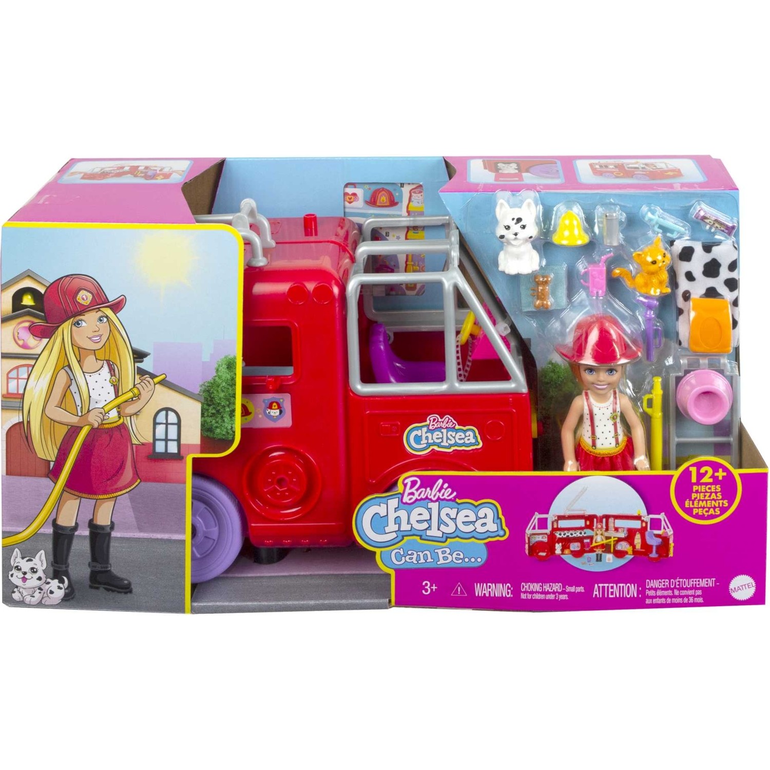 Игровой набор Barbie Chelsea Fire Truck HCK73