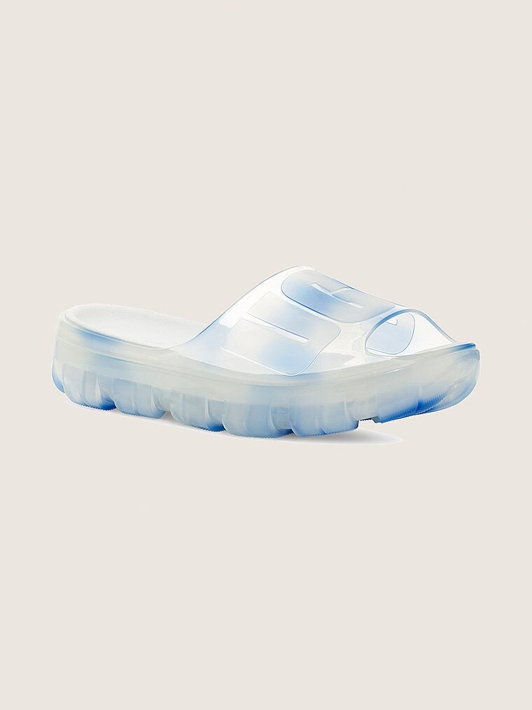 

Шлепанцы Ugg Jelly Clear, белый/голубой