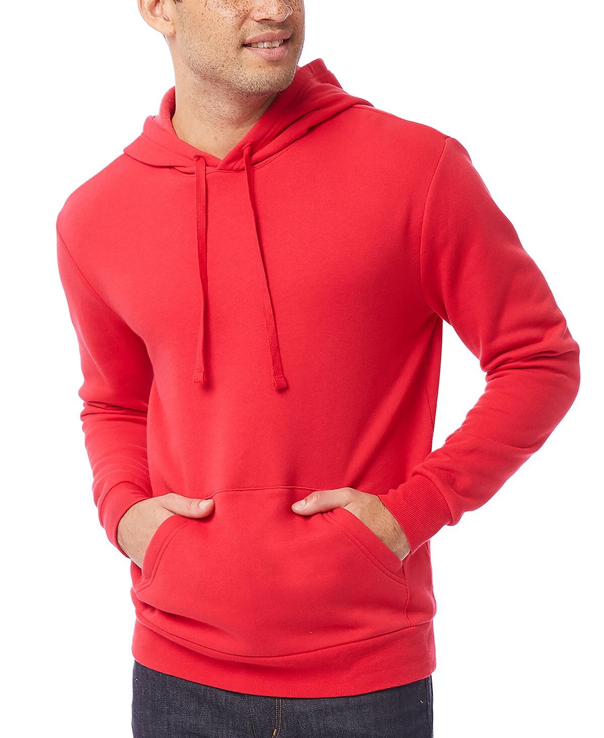

Мужская толстовка с капюшоном eco-cozy pullover Alternative Apparel, мульти, Красный