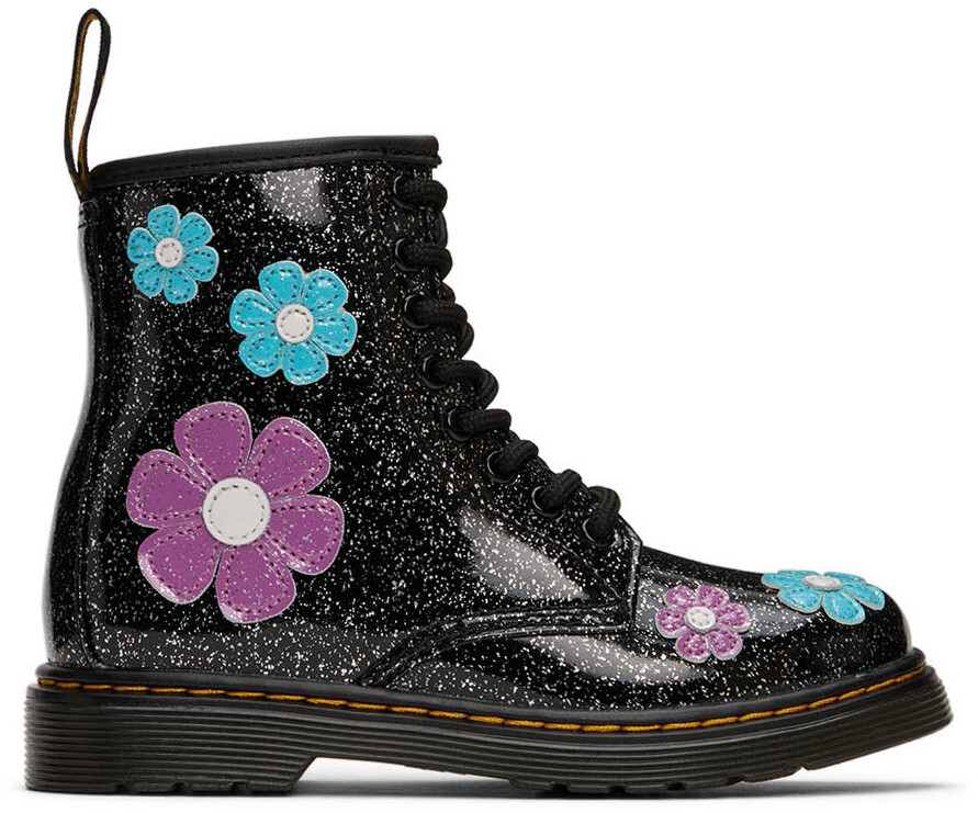 

Kids Black 1460 Ботинки для больших детей Dr. Martens