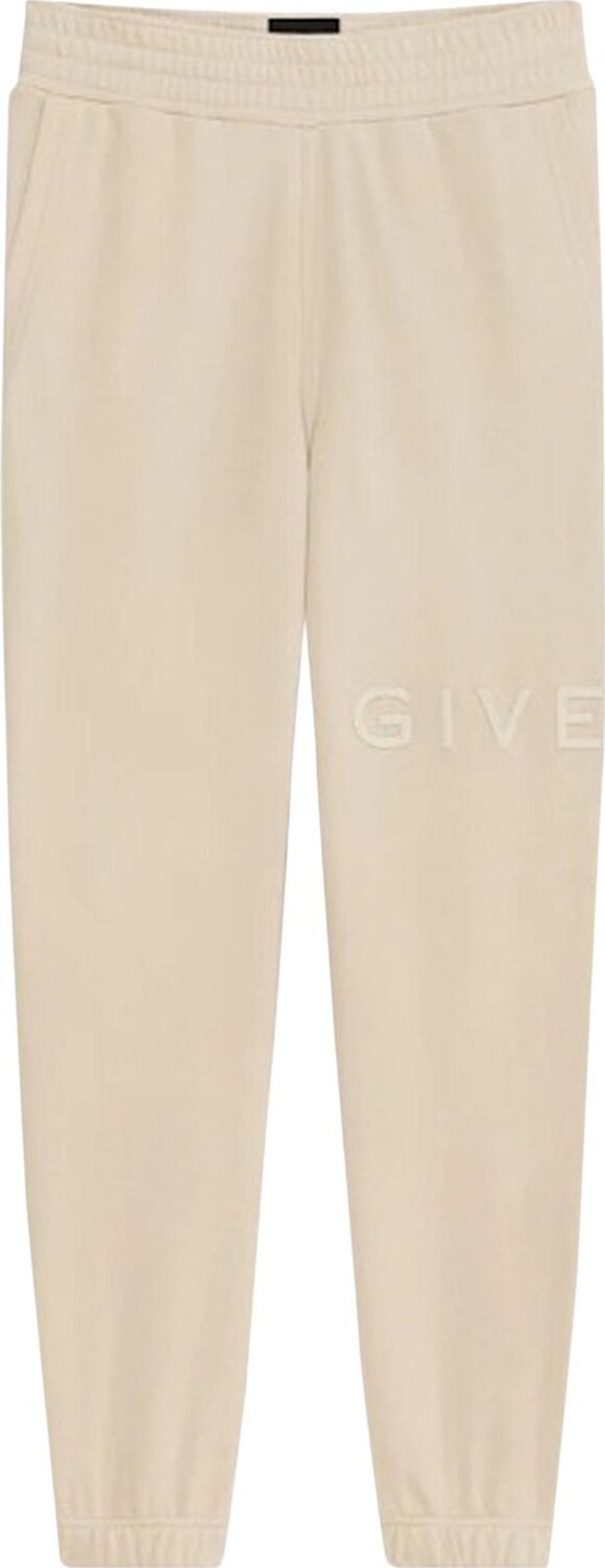 

Брюки Givenchy Embroidered Slim-Fit Pants Light Beige, кремовый