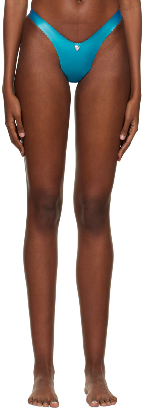 

Эксклюзивные синие стринги SSENSE Aweng Poster Girl