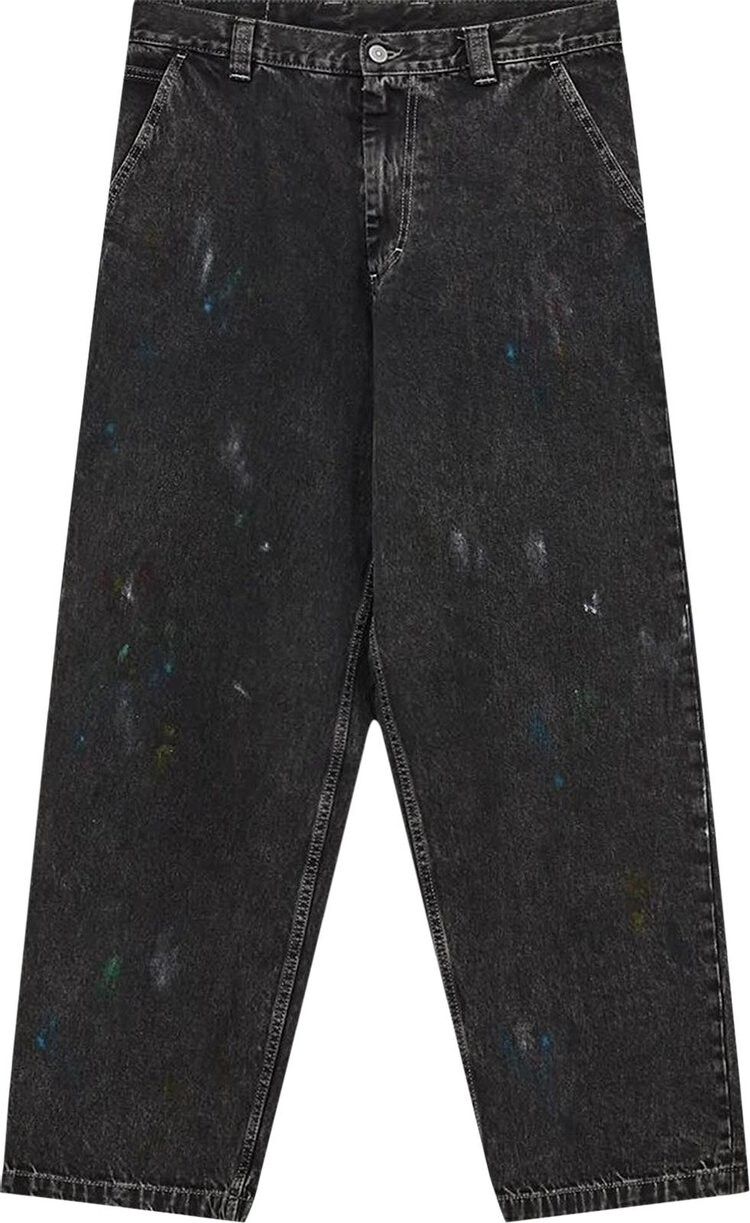 

Джинсы Maison Margiela Distressed Baggy Jeans 'Black', черный