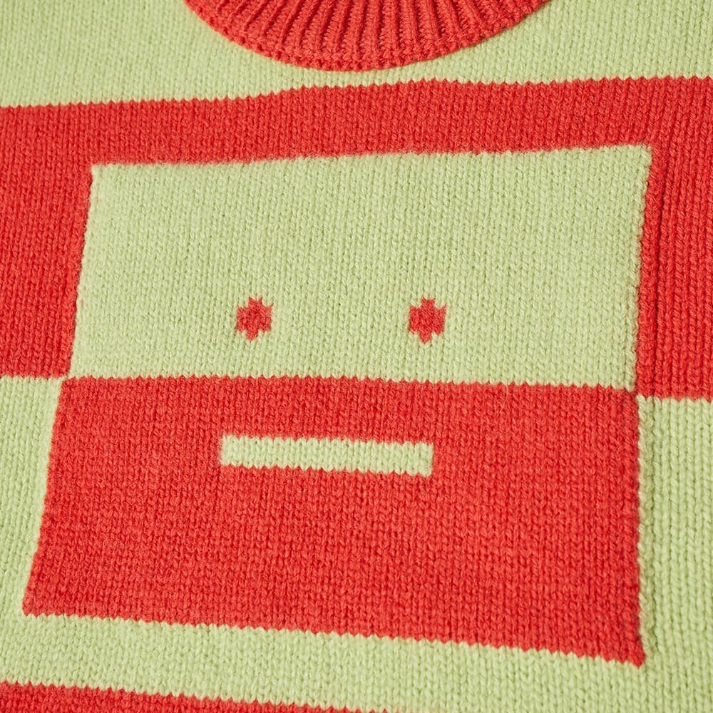 

Джемпер Acne Studios Kilgot Face Stripe Crew Knit, Красный