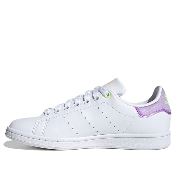 Кроссовки Adidas Stan Smith 'White Purple Lime', Белый кроссовки adidas originals stan smith unisex white