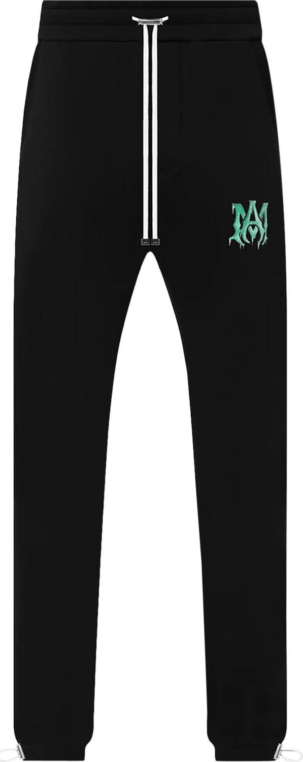 

Спортивные брюки Amiri Watercolor MA Sweatpant 'Black/Green', черный