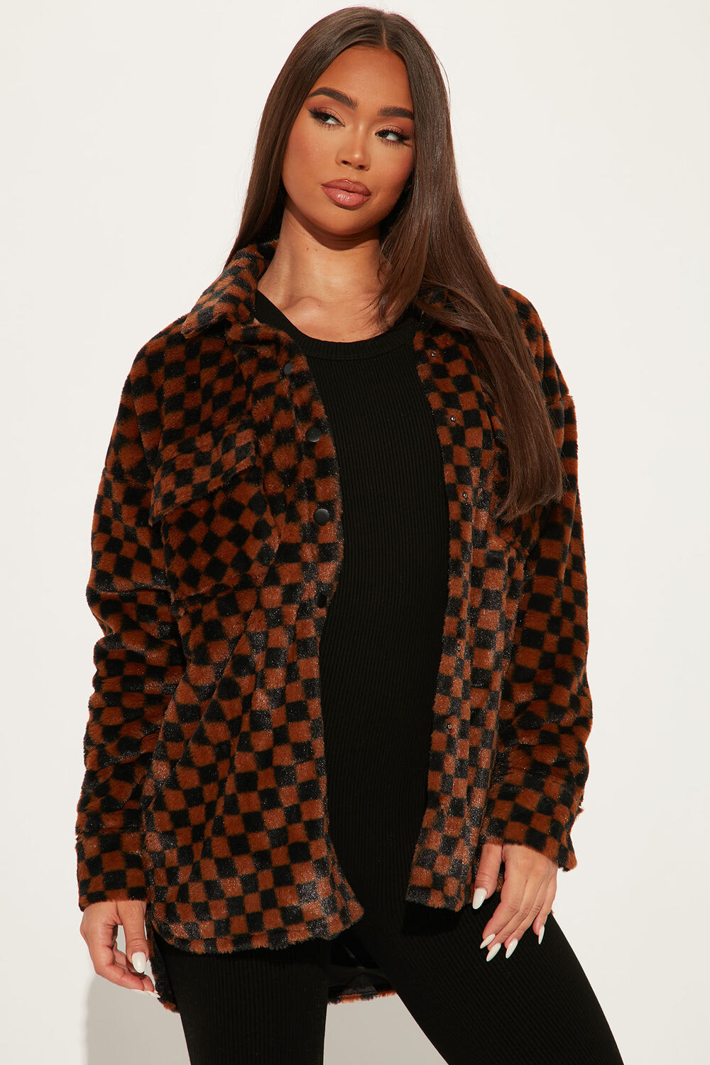 

Куртка Fashion Nova 12514SK, коричневый