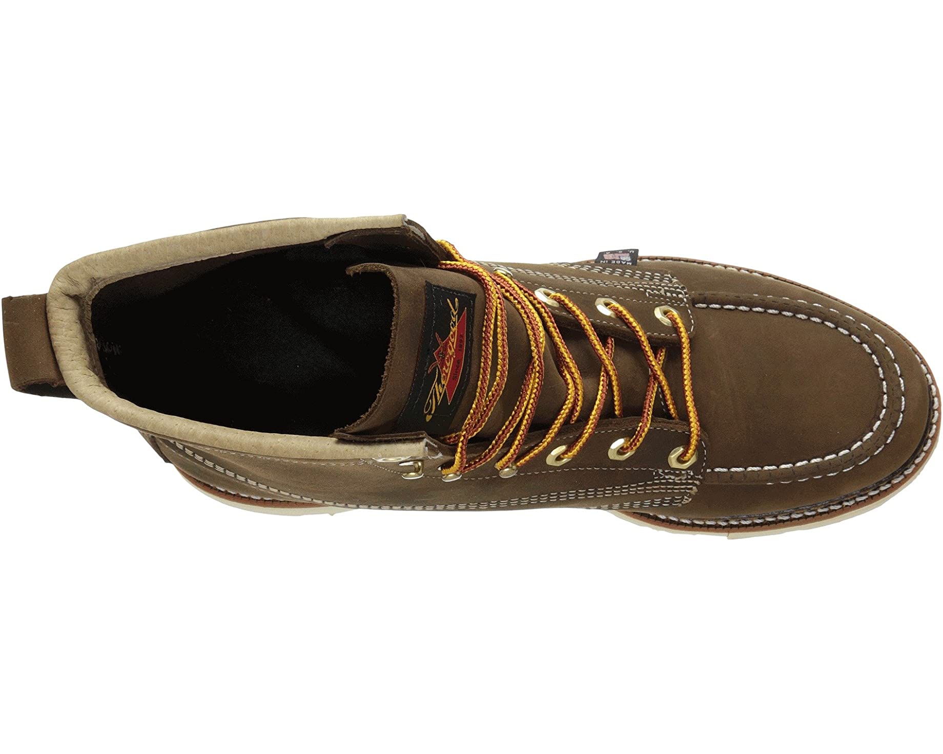 ботинки american heritage 6 moc toe safety thorogood табак Ботинки American Heritage 6 Moc Toe Safety Thorogood, коричневый