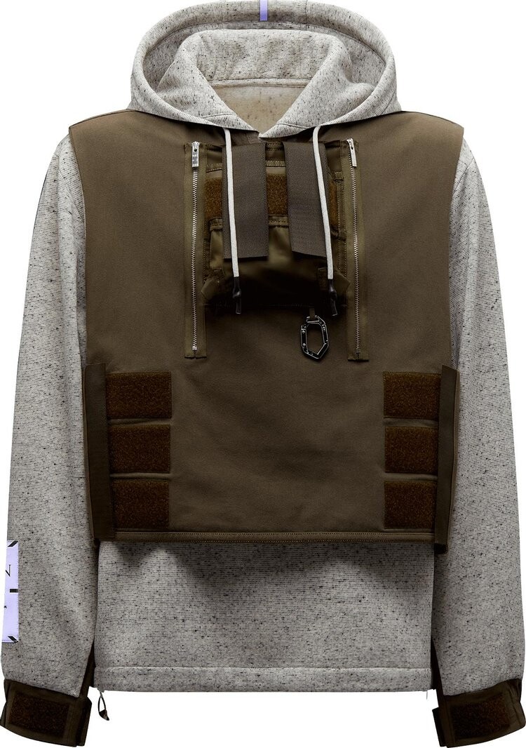 

Худи MCQ Armour Hoodie 'Grey Melange', серый
