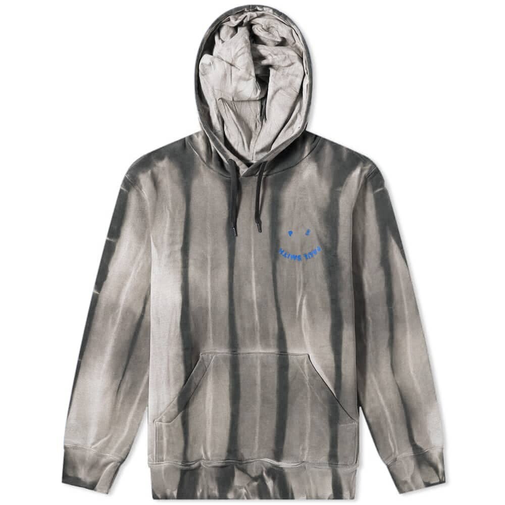

Толстовка Paul Smith Tie-Dyed Happy Hoody, Серый