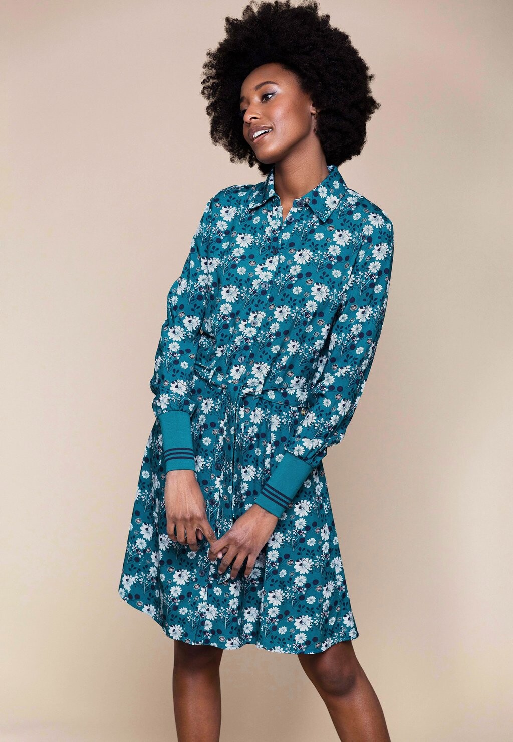 

Платье-блузка PLAY WITH ME WITH FLORAL PATTERN 4funkyflavours, цвет blue