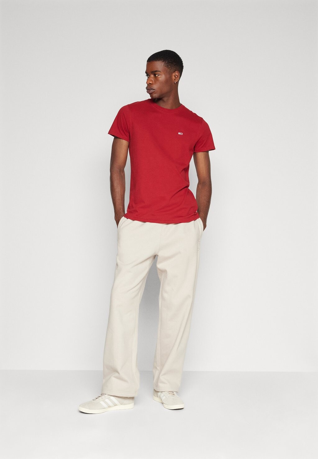 

базовая футболка ФУТБОЛКА SLIM 2PACK Tommy Jeans, красный/черный