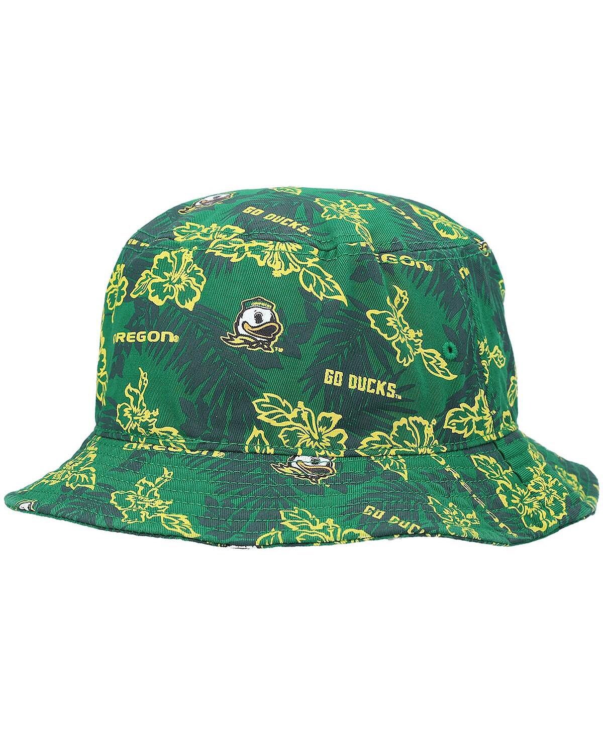 

Мужская зеленая панама с цветочным принтом Oregon Ducks Reyn Spooner