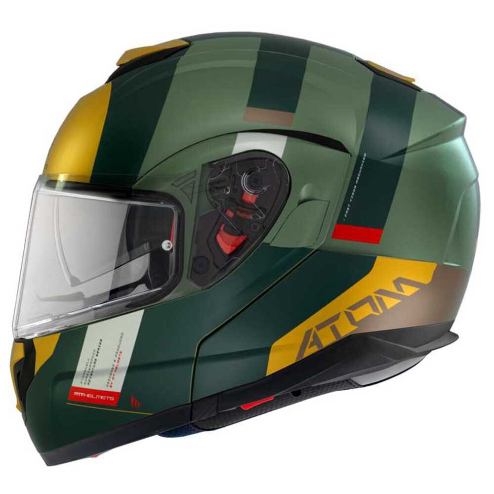 

Модульный шлем MT Helmets Atom SV Gorex, зеленый