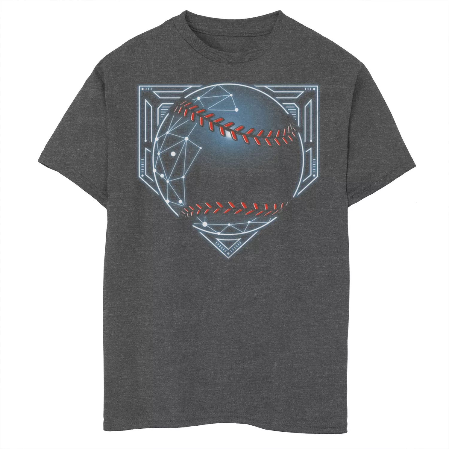 Светящаяся бейсбольная футболка Geo для мальчиков 8–20 лет Constelation Unbranded