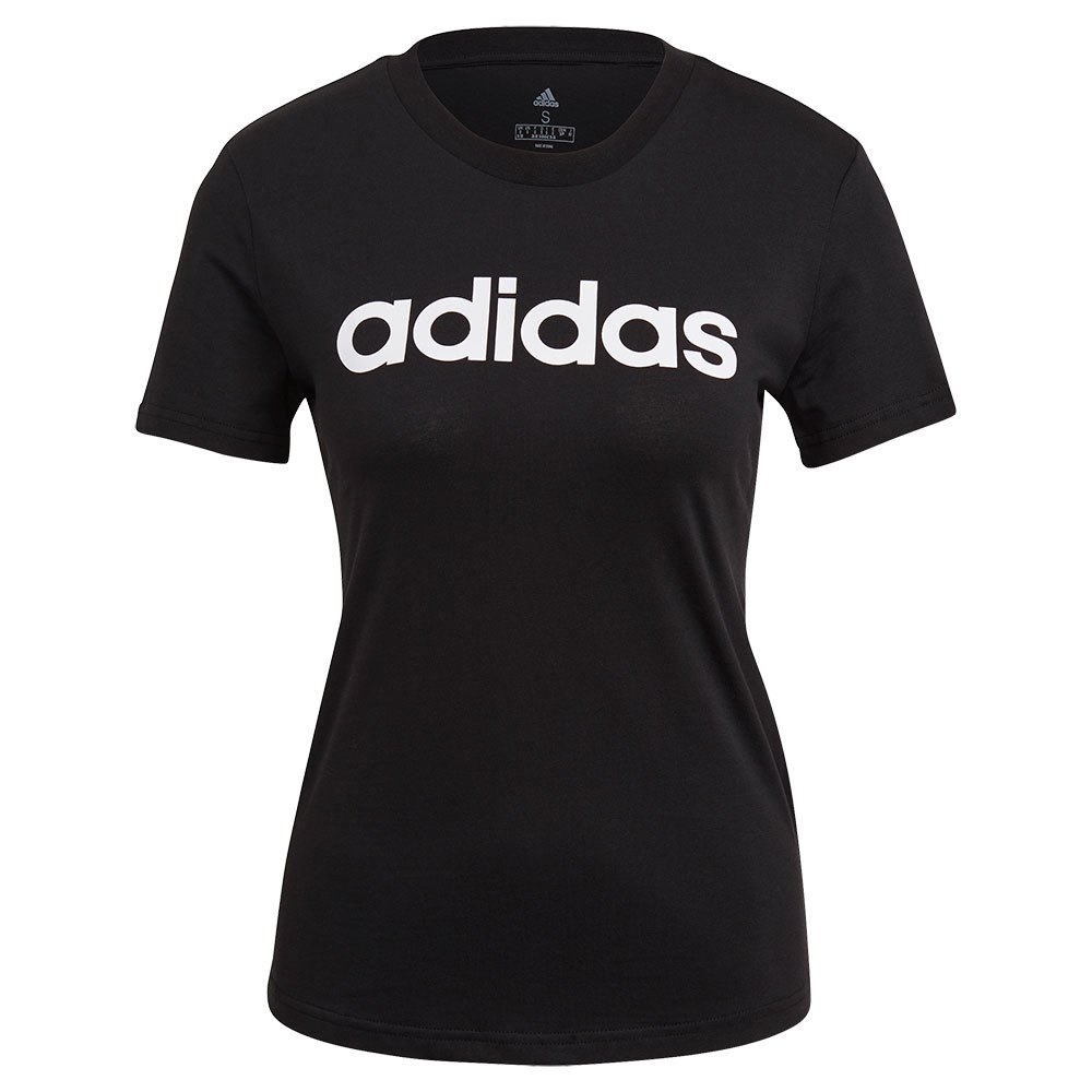 

Футболка с коротким рукавом adidas Essentials Slim Logo, черный