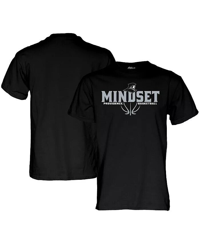 

Черная мужская и женская футболка Providence Friars Basketball Mindset Blue 84, черный