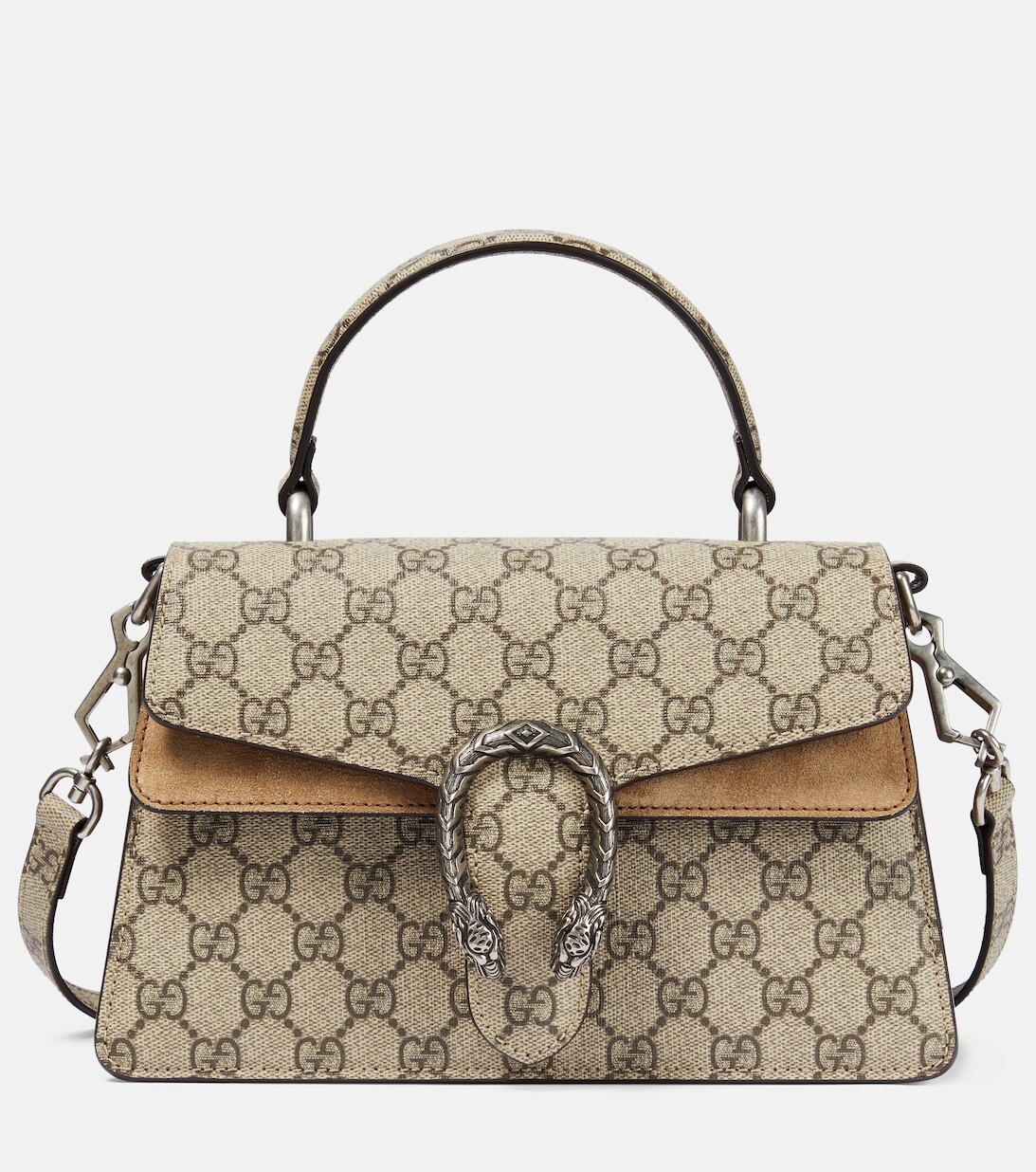 

Сумка на плечо Dionysus из ткани среднего размера Gucci, бежевый