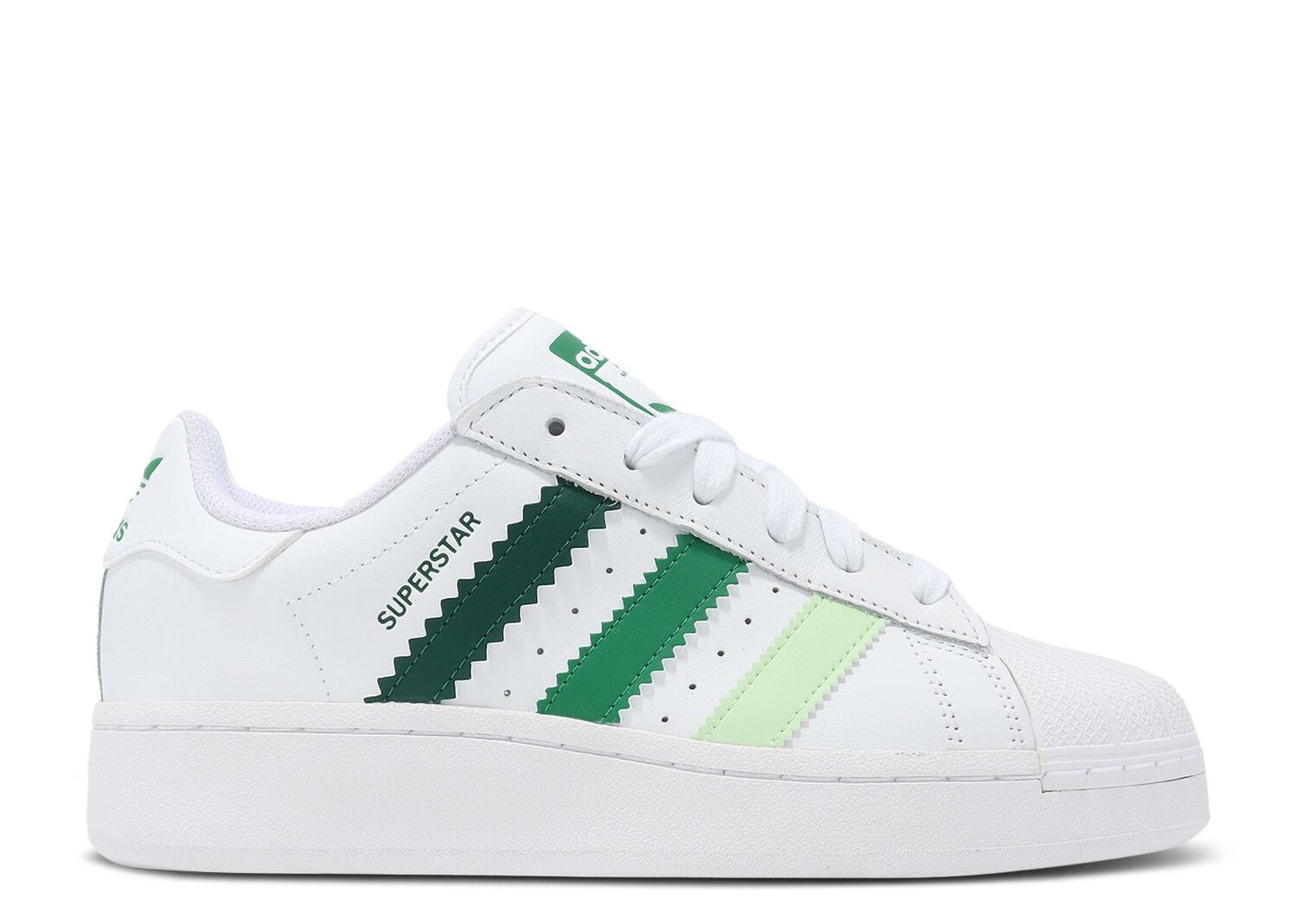 

Кроссовки adidas Wmns Superstar Xlg 'White Collegiate Green', белый
